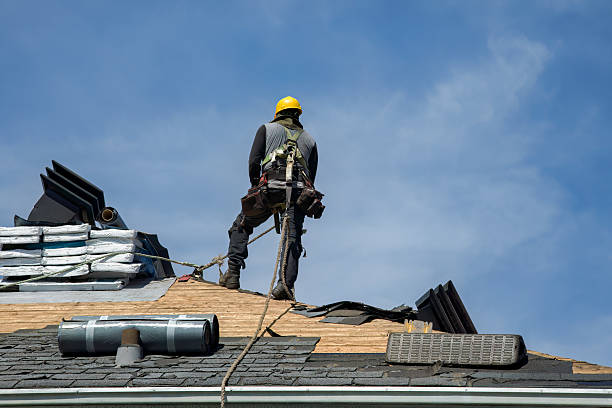 Professional Roof Replacement technician working in El Centro, CA